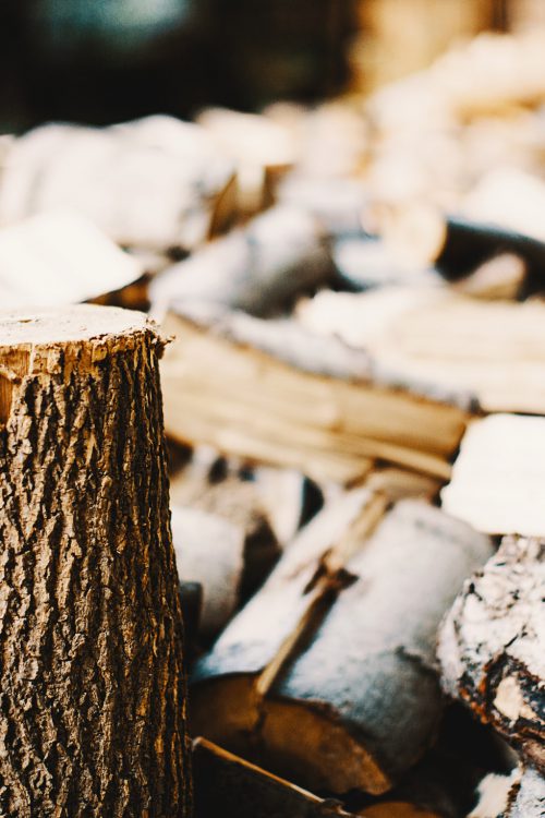 Firewood in a pile - Coventry Logs