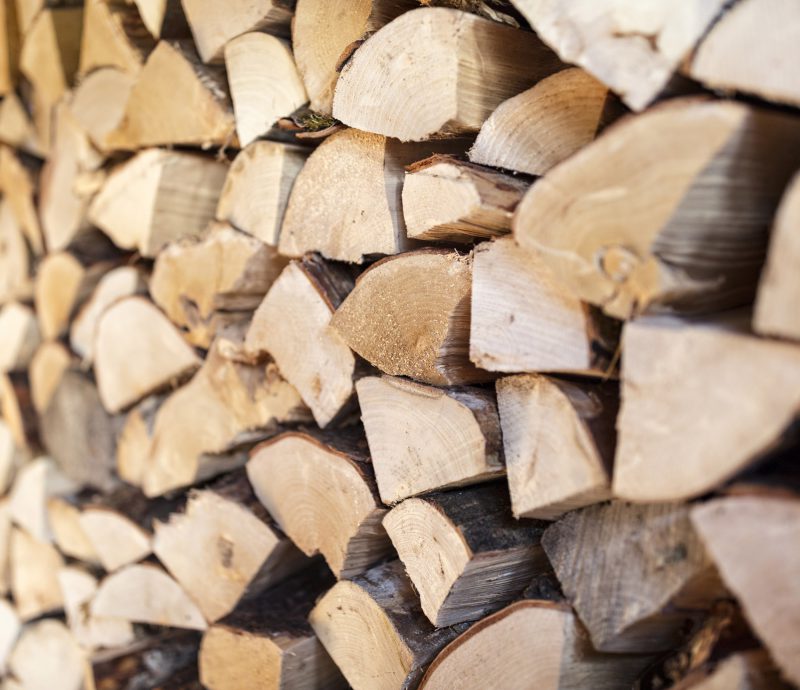 Stacked firewood - Coventry Logs